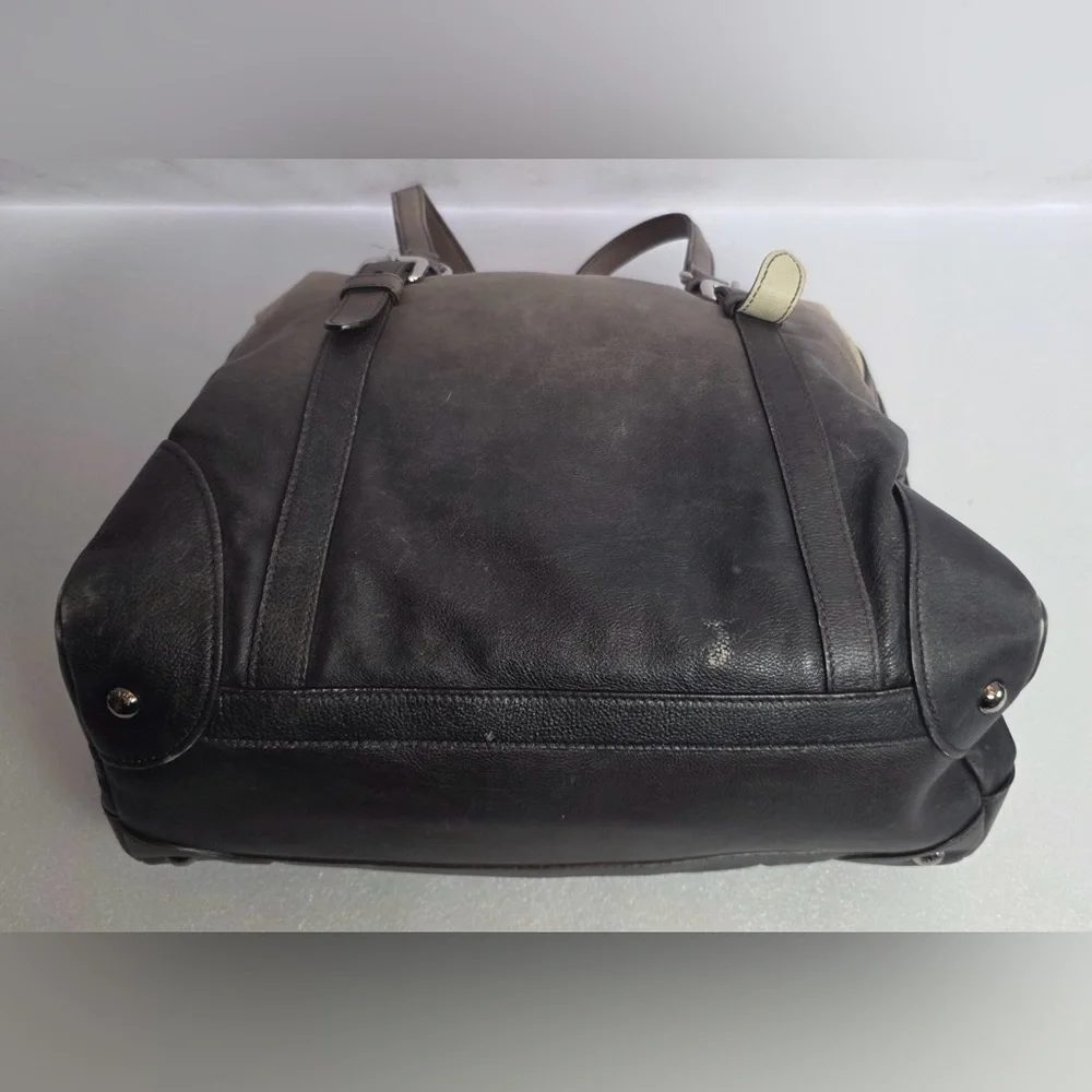 RARE Prada 2007 Ombre Matte Glace Leather Bowler Boston Collector Runway